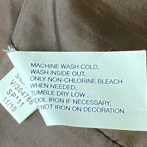 GAP Brown Sequin Embellished Mini Skirt Size 2 NWT New with Tags Side Zipper - Picture 9 of 10